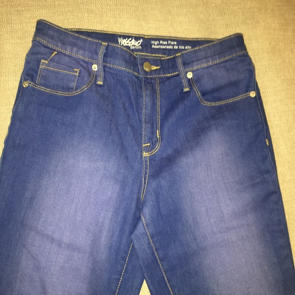 Mossimo High waist 70s vintage style jeans NWOT - Picture 3 of 4